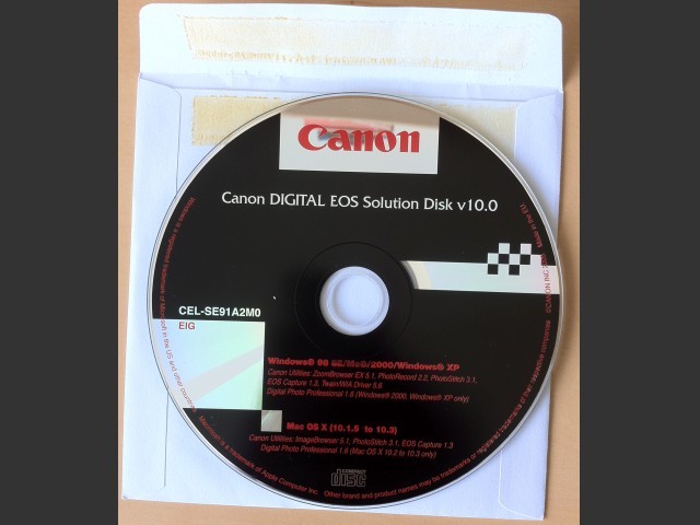 Canon DIGITAL EOS Solution Disk (2005)