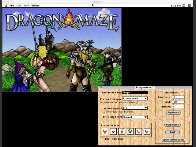 Main Menu 