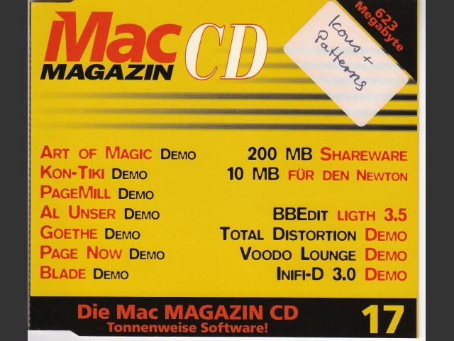 Mac Magazin CD 17 (March 1996, German) (1996)