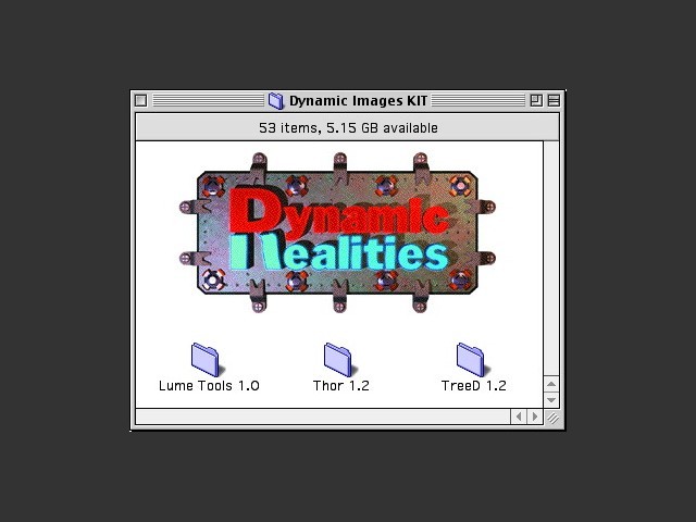 Dynamic Realities Lightwave Plugins (Lume Tools 1.0, Thor 1.2, TreeD 1.2) (1999)