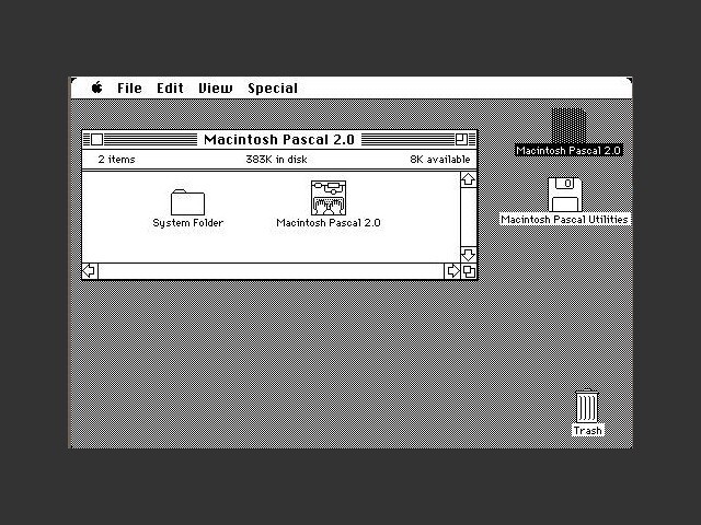 Macintosh Pascal 2.0 (1988)