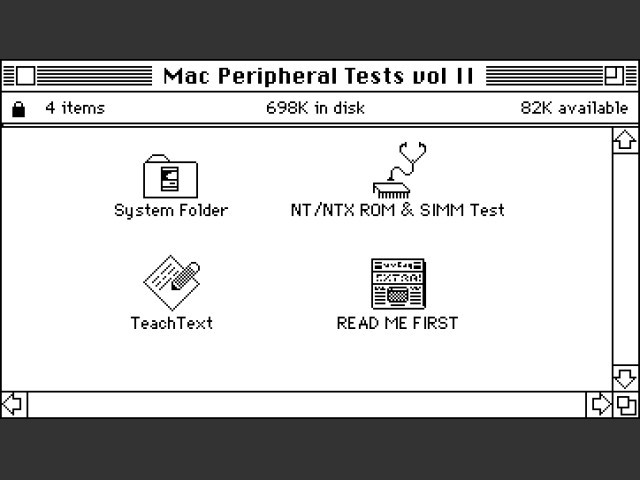 Apple Service - Macintosh Peripheral Tests Vol. II (NT/NTX ROM & SIMM Test) (1989)