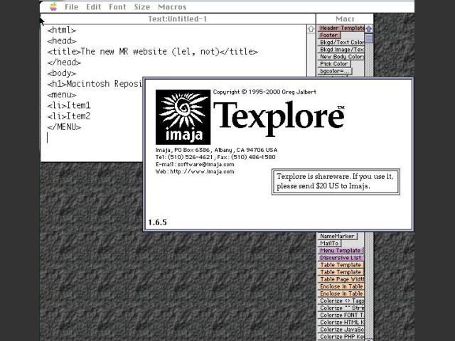 Texplore (1995)