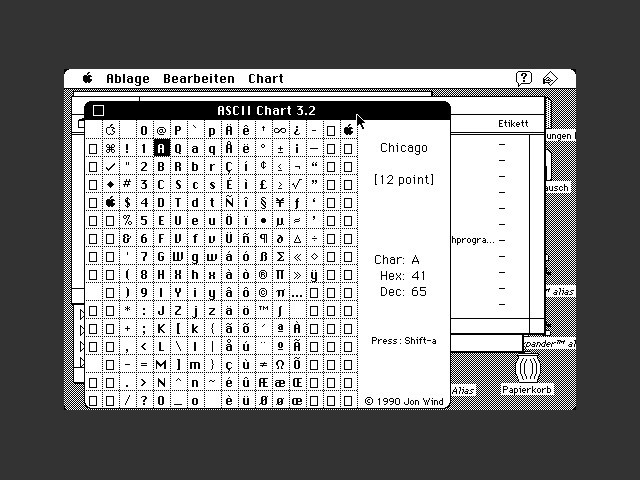 ASCII Chart (1990)