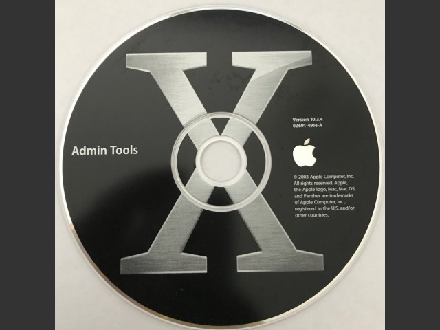 691-4914-A,0Z,Admin Tools v10.3.4 (CD) (2004)