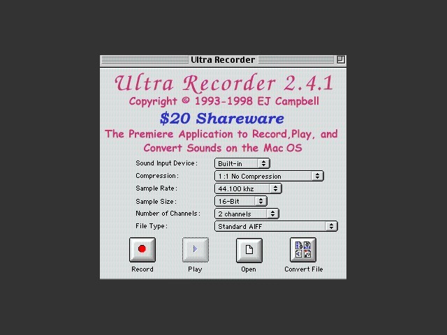 Ultra Recorder (1998)