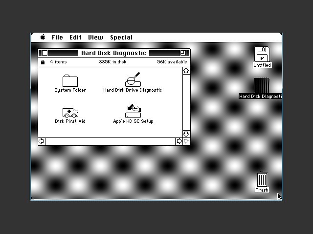 Apple Service - Macintosh Hard Disk Drive Diagnostic (1987)