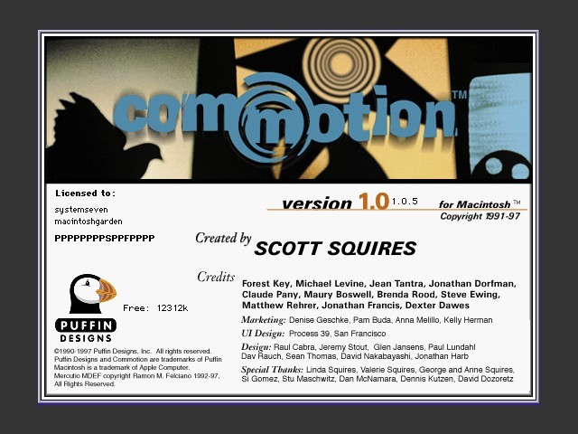Commotion 1.0.5 (1997)