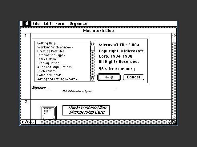 Microsoft File 2.0a (1988)