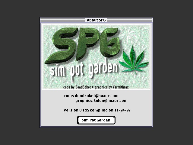 SimPotGarden v0.1d5 (1998)