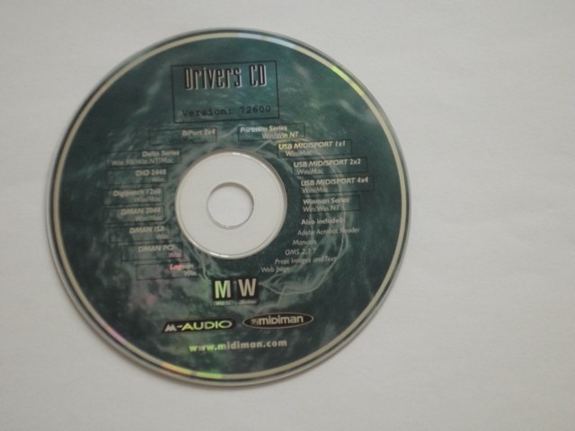 MidiSport drivers CD 07/2000 (2000)