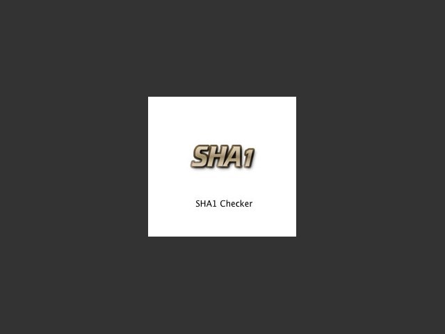 SHA1 Checker (0)