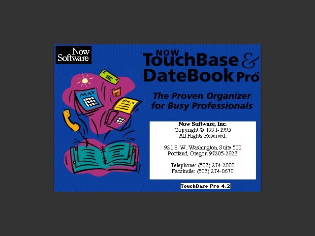 Now TouchBase & DateBook Pro CD 4.2 (1995)