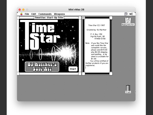 Time Star (demo) (1989)
