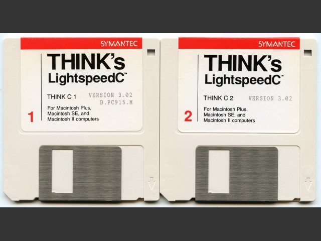Symantec THINK's LightspeedC 3.0.2 (1989)