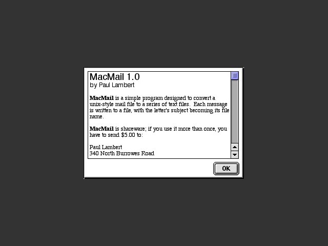 MacMail 1.0 (1994)