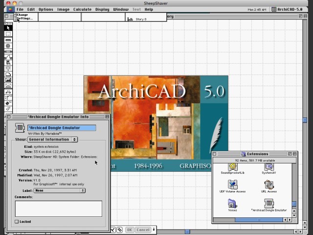 ArchiCAD 5.0 (1996)