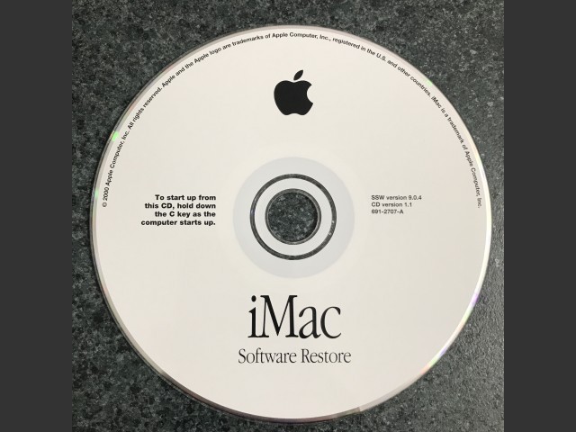 Mac OS 9.0.4 (Disc 1.1) (iMac) (CD) (2000)