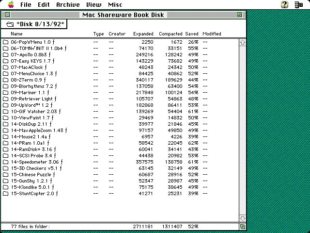 Bob Brant's Best of Macintosh Shareware (1992)