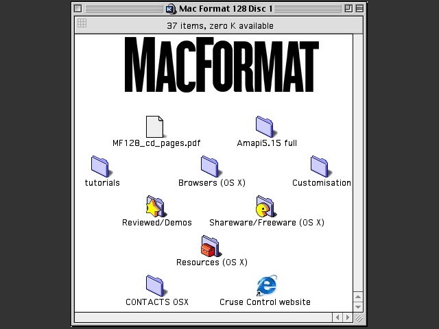 MacFormat 128 CD 1/2 