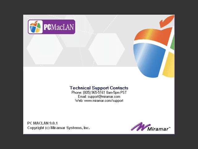 PC MacLAN 9.0 for Windows NT/2K/XP (English, German, French, Japanese) (2003)