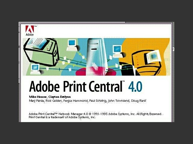 Adobe Print Central 4.0 (1995)