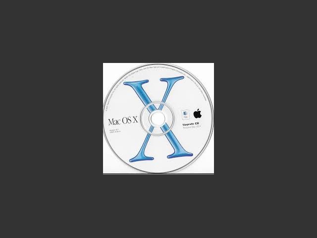 Mac OS X 10.1 Puma (2001)