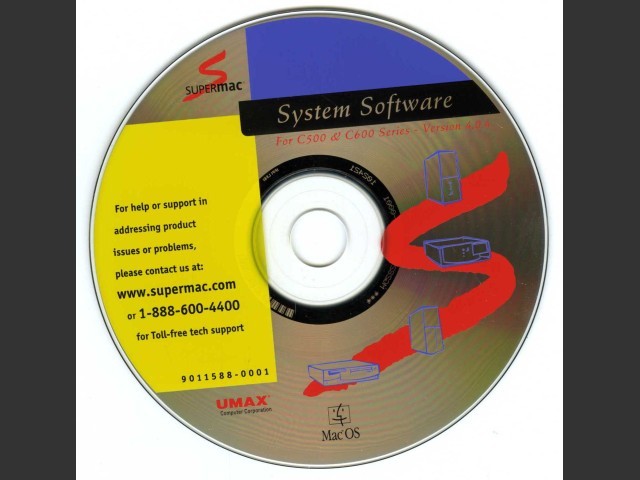 Mac OS 7.6.1 (Umax SuperMac C500 & C600 series) (1997)