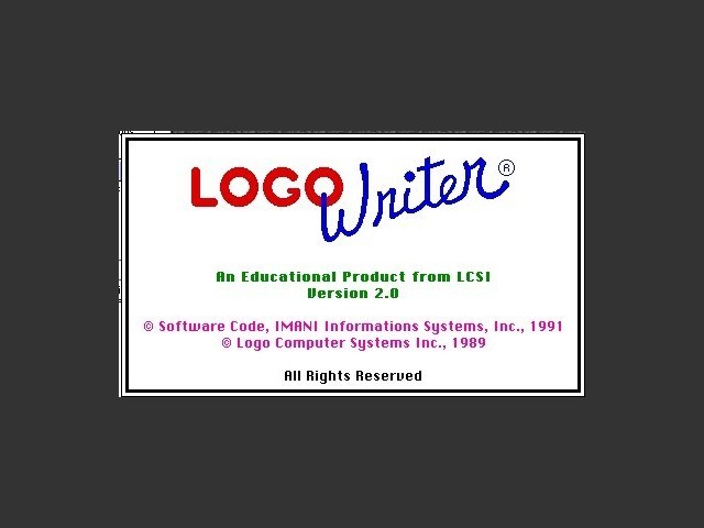 Logo Writer 2.0 (1991)