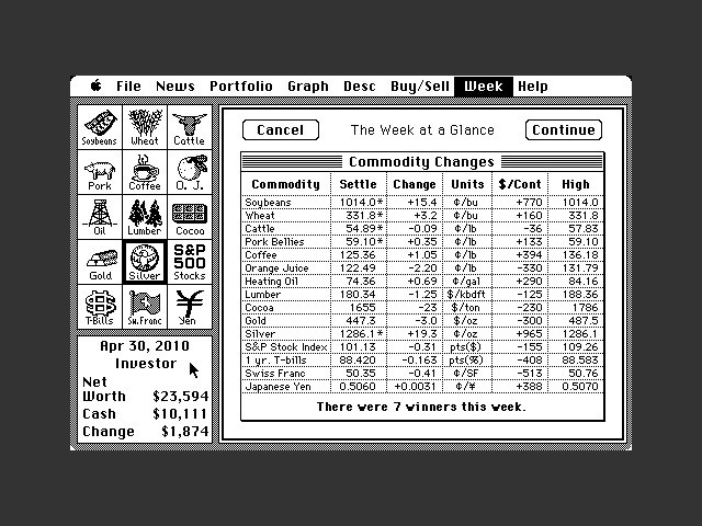 Tycoon: The Commodity Market Simulation (1984)