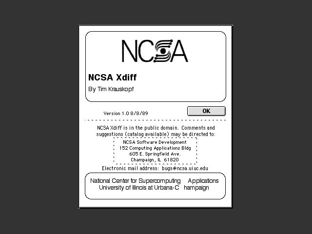 NCSA Xdiff (1989)