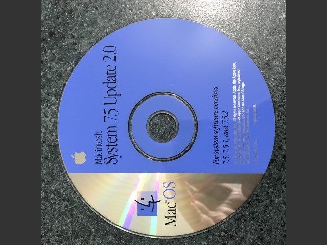 System 7.5 Update 2.0 (U95073-052,B) (CD) [fr_FR] (1996)