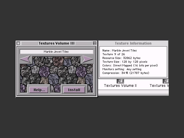 Desktop Textures Installer 2.1 (+ 7 pattern databases) (1993)