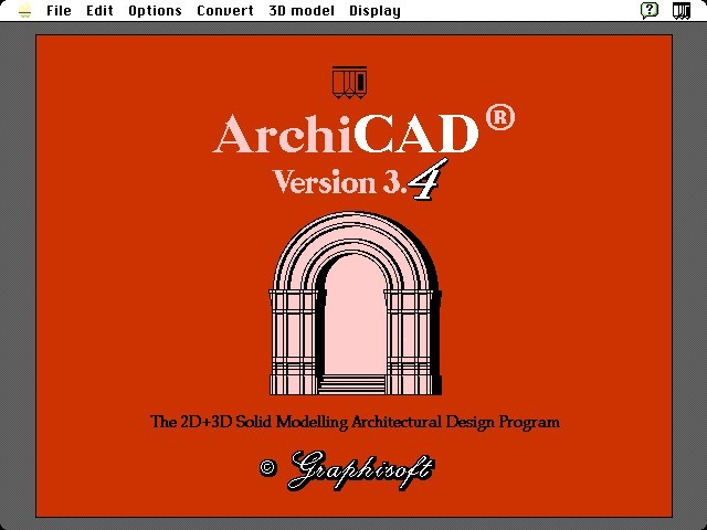 ArchiCAD 3.4 (1990)