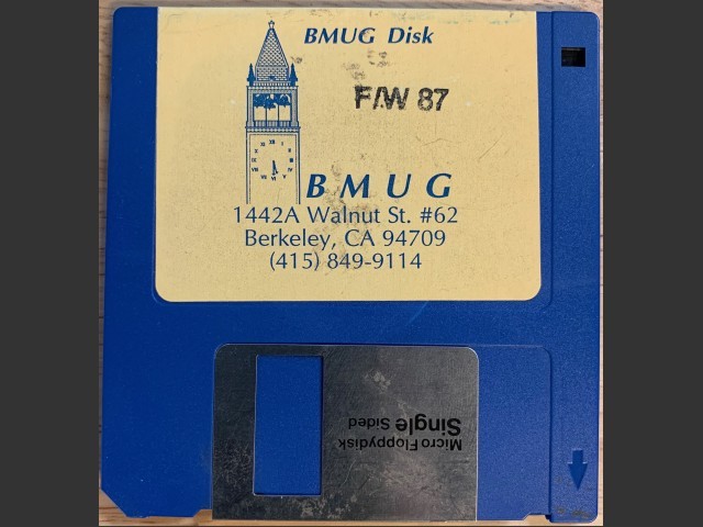 BMUG F/W 87 (1987)