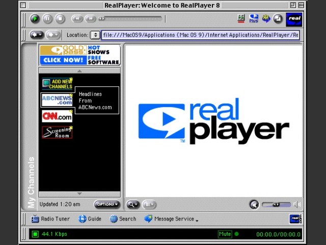 RealPlayer 8.0 (2001)