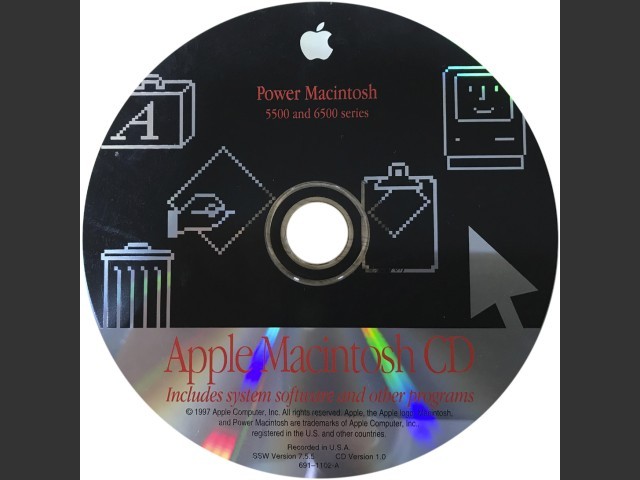 Mac OS 7.5.5 Update, 7.5.5 for PM 73/86/9600, 5500 & 6500 series (1997)