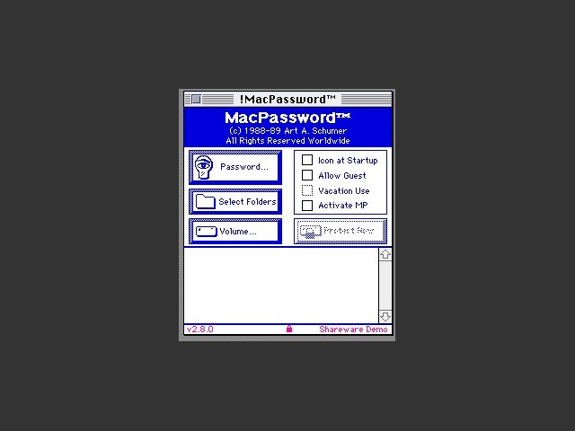 MacPassword (1989)