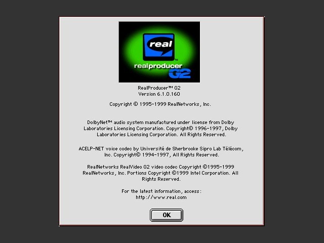 RealProducer G2 (6.1) (1999)