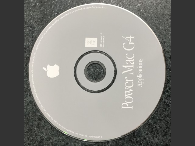 691-3449-A,,Power Mac G4. Applications. Disc v1.0 2002 (CD) (2002)