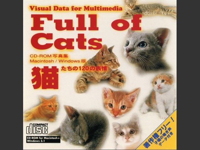 Full of Cats (Visual Data for Multimedia VD003) (1994)