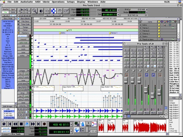 Pro Tools Free 5.0.1 + OMS 2.3.8 (2000)