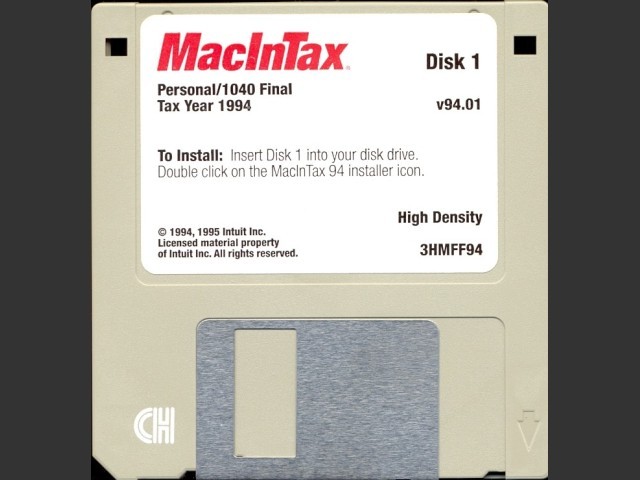 MacInTax 1994 (1995)