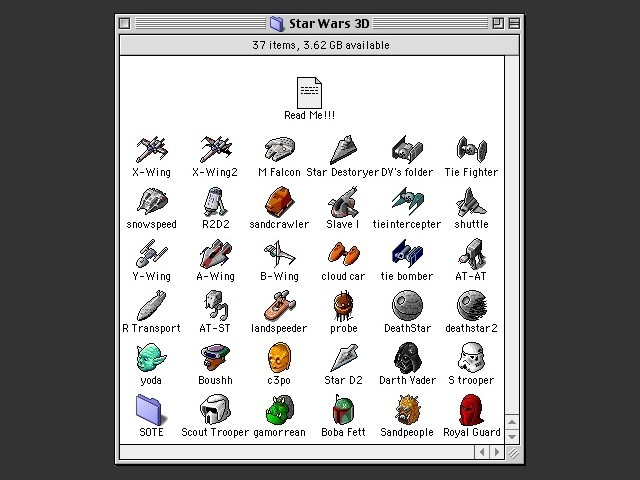 Star Wars 3D Icons (1996)