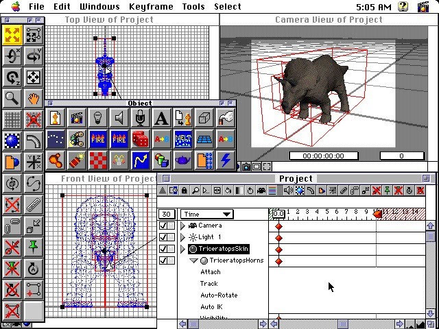 Electric Image Animation System EIAS 2.7 for Mac 68K (1996)