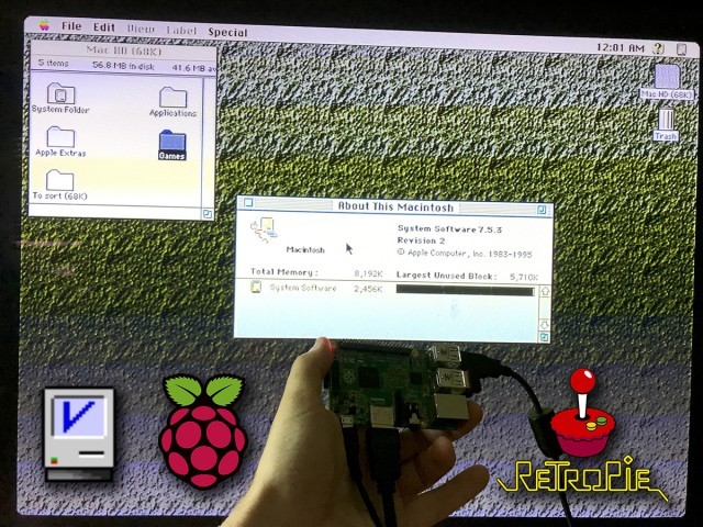Mini vMac for Raspberry Pi / Retropie (2018)
