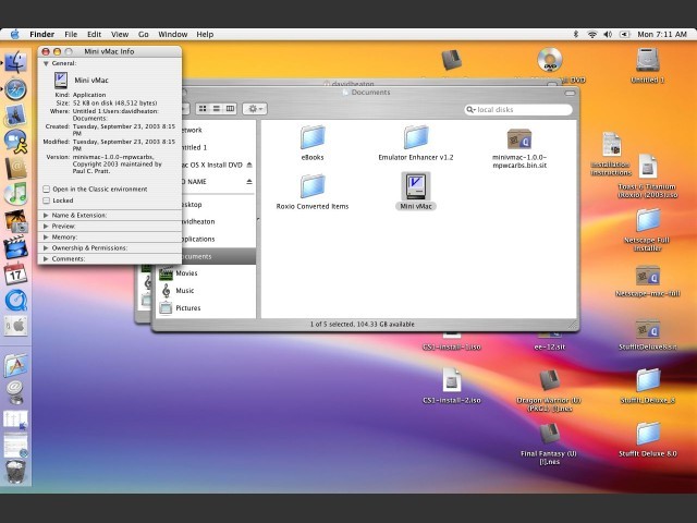 Mini vMac 1.0.0 (2003)