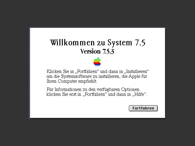 Mac OS 7.5.3 (German) (1996)