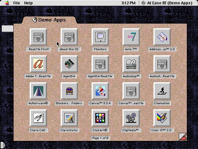The Macintosh Applications CD (Apple Evangelism) ver. 1.0 (1992)