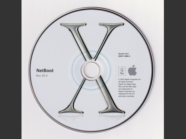 Mac OS X v10.2 NetBoot for Mac OS 9 (CD) (2002)